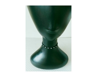 Bridgerton inspired pearl choker necklace,lace and pearl choker necklace.Black choker,gothic collar,womens choker,period drama accessories