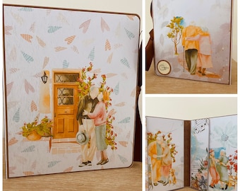 Album photo "Mes grands-parents" Fait main Scrapbooking 30 photos 10x15 cm Cadeau à offrir Fêtes