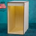 Single Wide Book Nook Kit, Diorama with Free Lighting, 'Keep It Simple' KISS Diorama Book Nook (KSW), Blank Canvas, Laser Cut Wood 
