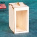 MINI Blank Canvas Book Nook Kit (MINI), UNASSEMBLED, Laser Cut Wood, Whimsical or Fantasy, Cute Book Nook 