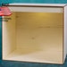 Triple Wide Book Nook Kit, Diorama with Free Lighting, 'Keep It Simple' KISS Diorama Book Nook (KTW), Blank Canvas, Laser Cut Wood 