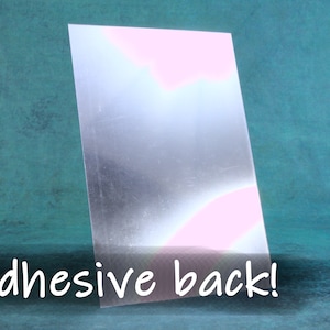 6&quot; x 9&quot; Acrylic Mirror - Safety mirror with quality reflection for Diorama Book Nook