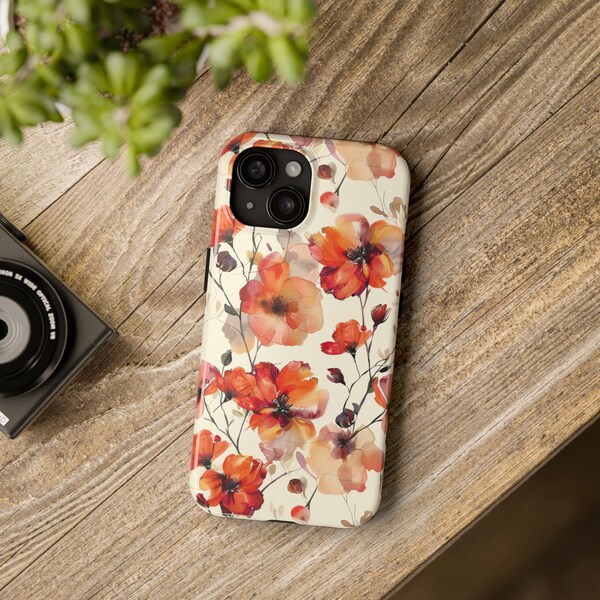 Wildflower Floral phone case Cute Watercolor Floral Phone Case - WF1-1-PC