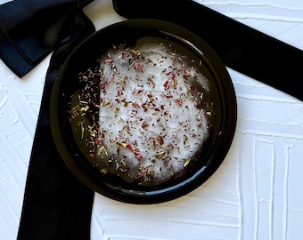 Handcrafted Resin Trinket Tray: Black Rose Gold Explosion Vanity Decor Coaster