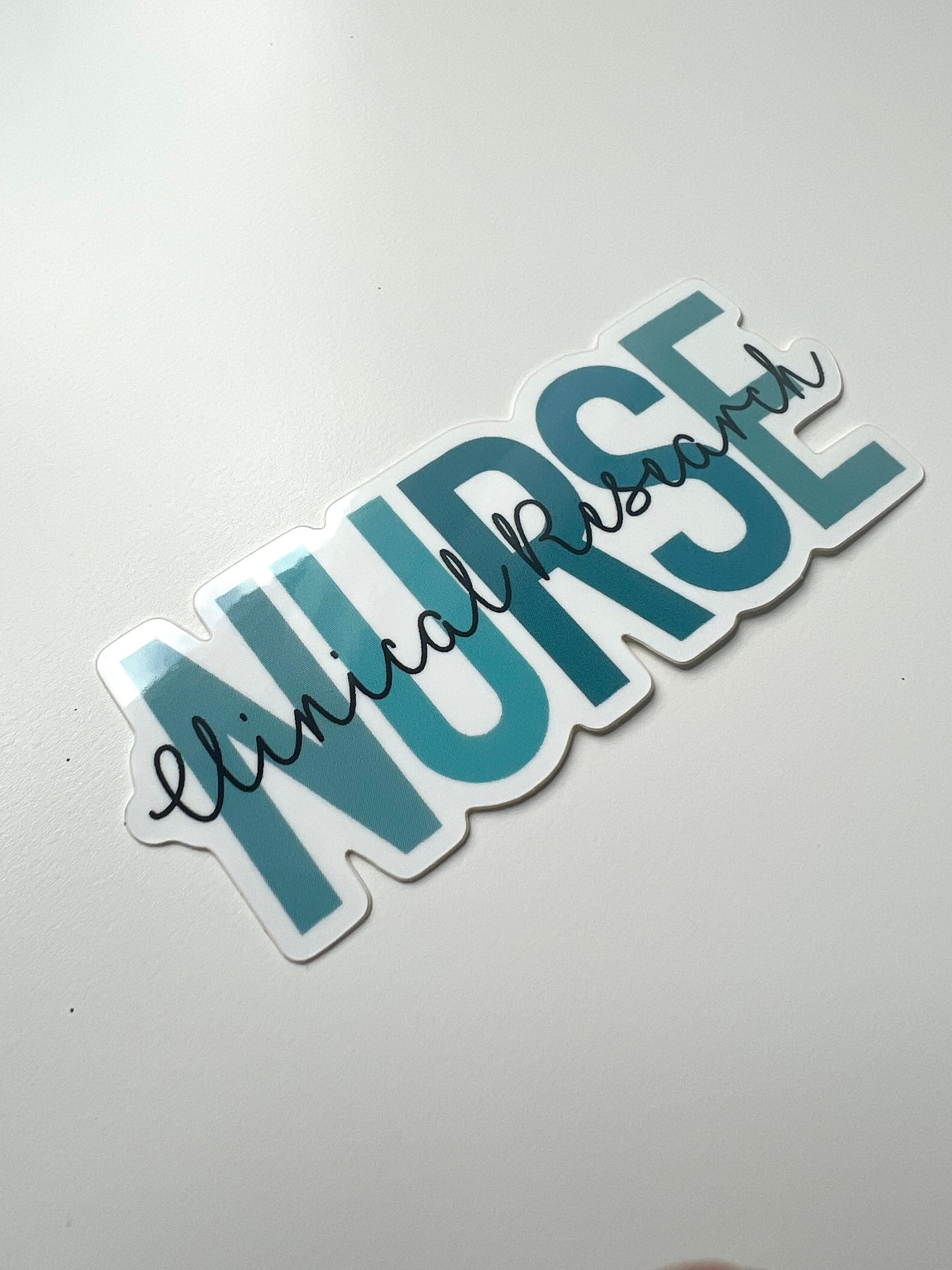 Vinyl Sticker, Decal, Waterproof, Clinical Research Nurse Sticker - Etsy