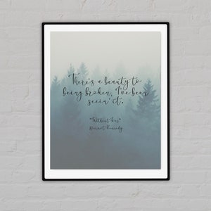 Without Fear Dermot Kennedy Lyrics Wall Print *Easy Download*