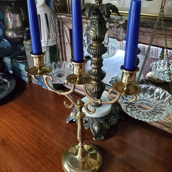 3 Arm Candle Holder Etsy