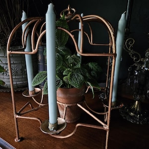 Wrought Iron Chandelier Hanging Candelabra