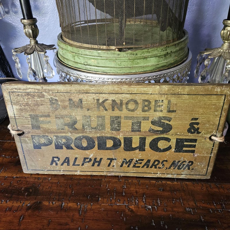 Produce Signs - Etsy