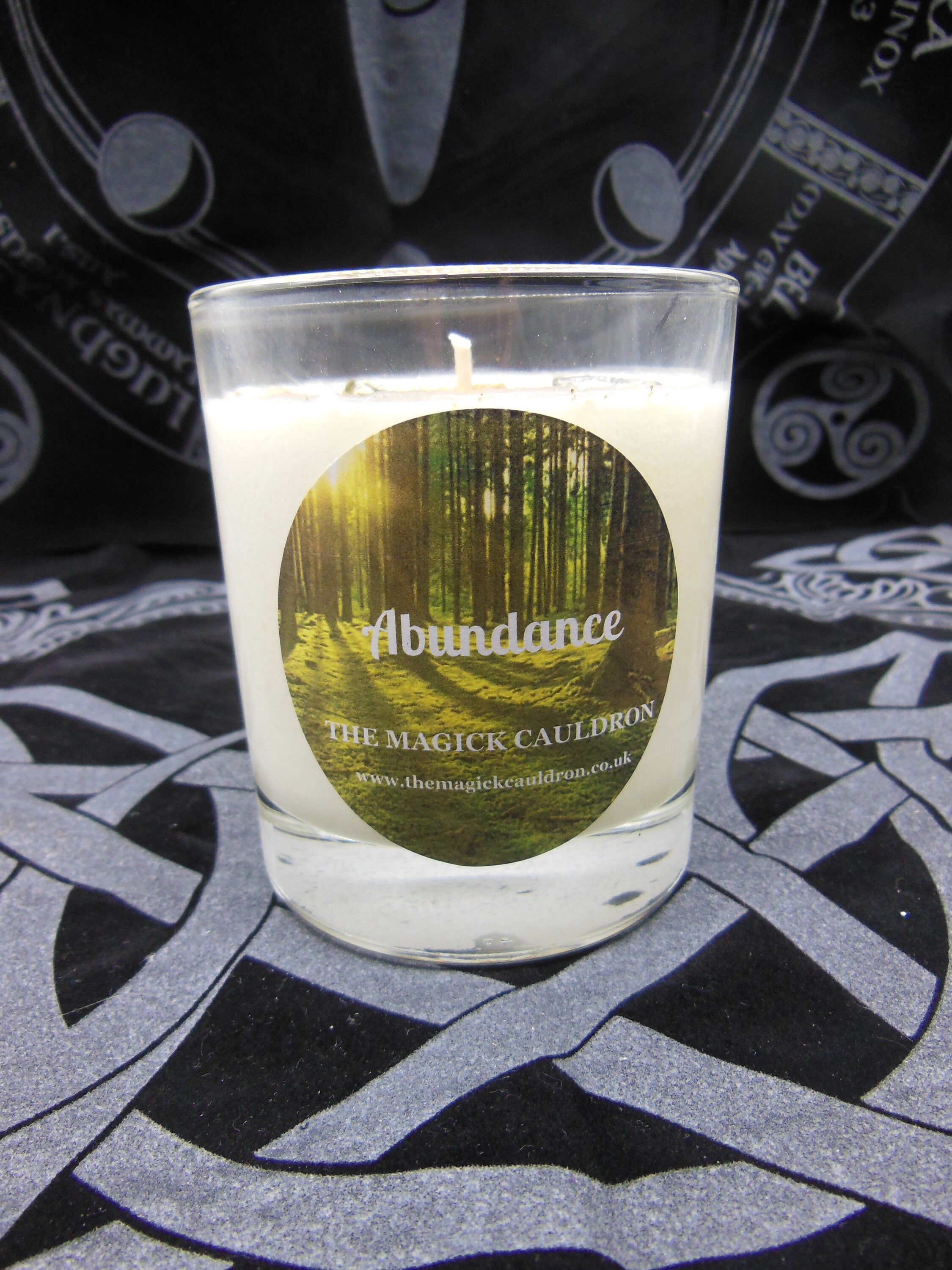 Abundance Candle for Wealth Prosperity Good Luck Money Etsy