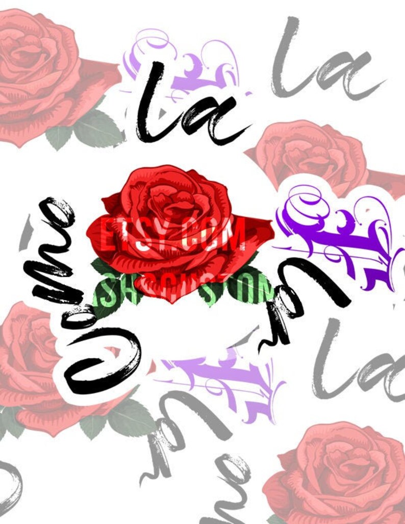 Como La Flor Rose Selena Etsy Como La Flor Rose Selena Etsy