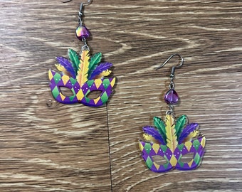 Mardi Gras earrings price is for one pair of one design