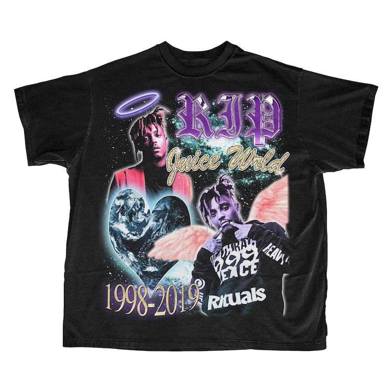 juice wrld t shirt design