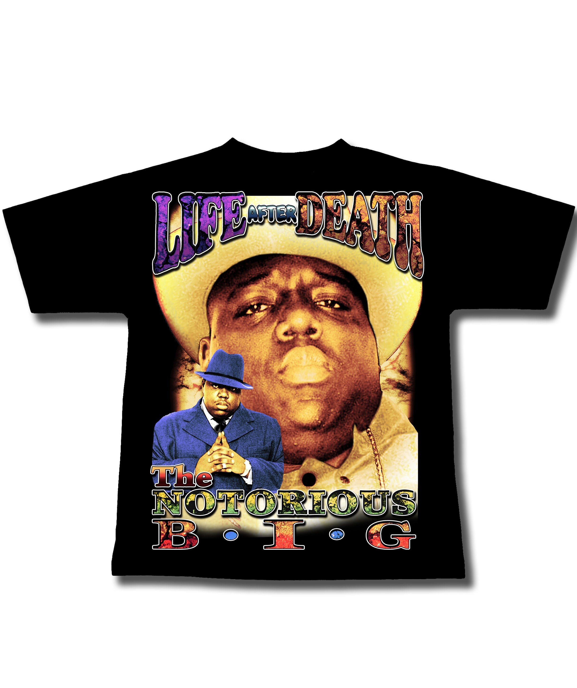 Vintage Notorious BIG T Shirt Biggie Smalls Lyrics Dice Rap Tee Size 3XL