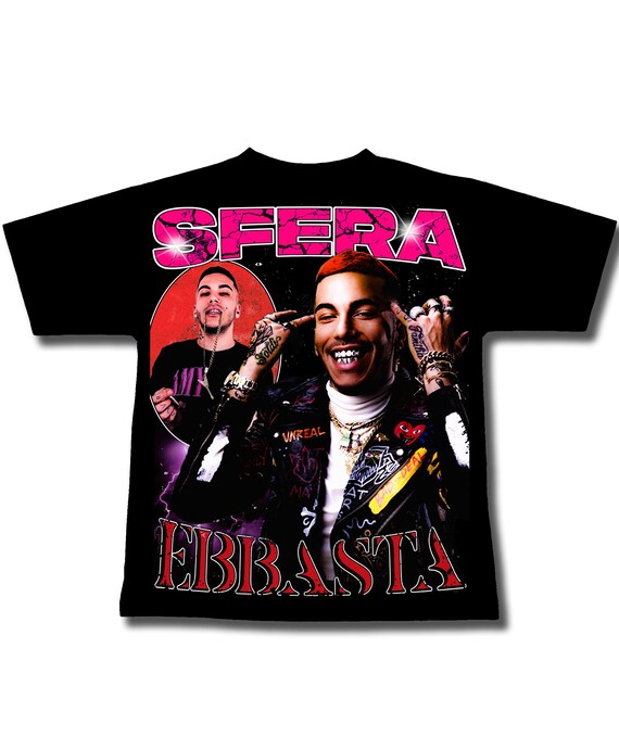 Sfera Ebbasta T-shirt Italian RAP Star Vintage Bootleg - Etsy