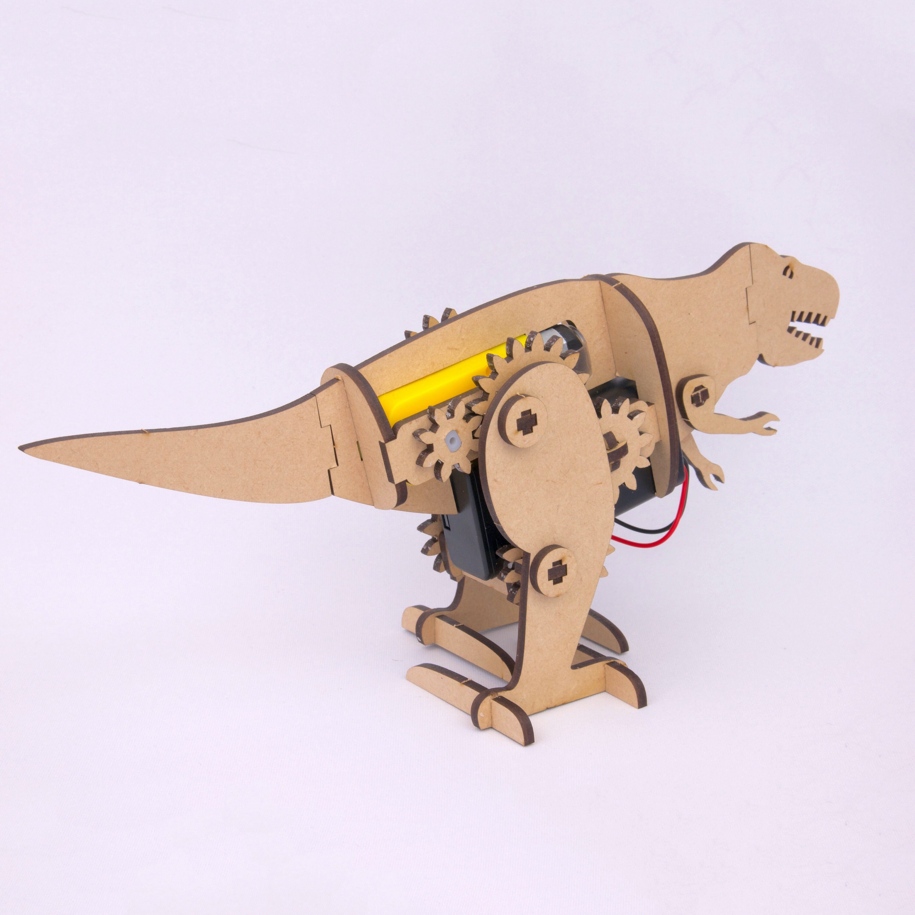 Dino Bot DIY Wooden Robot Toy Kit made from Laser Cut Wood Etsy