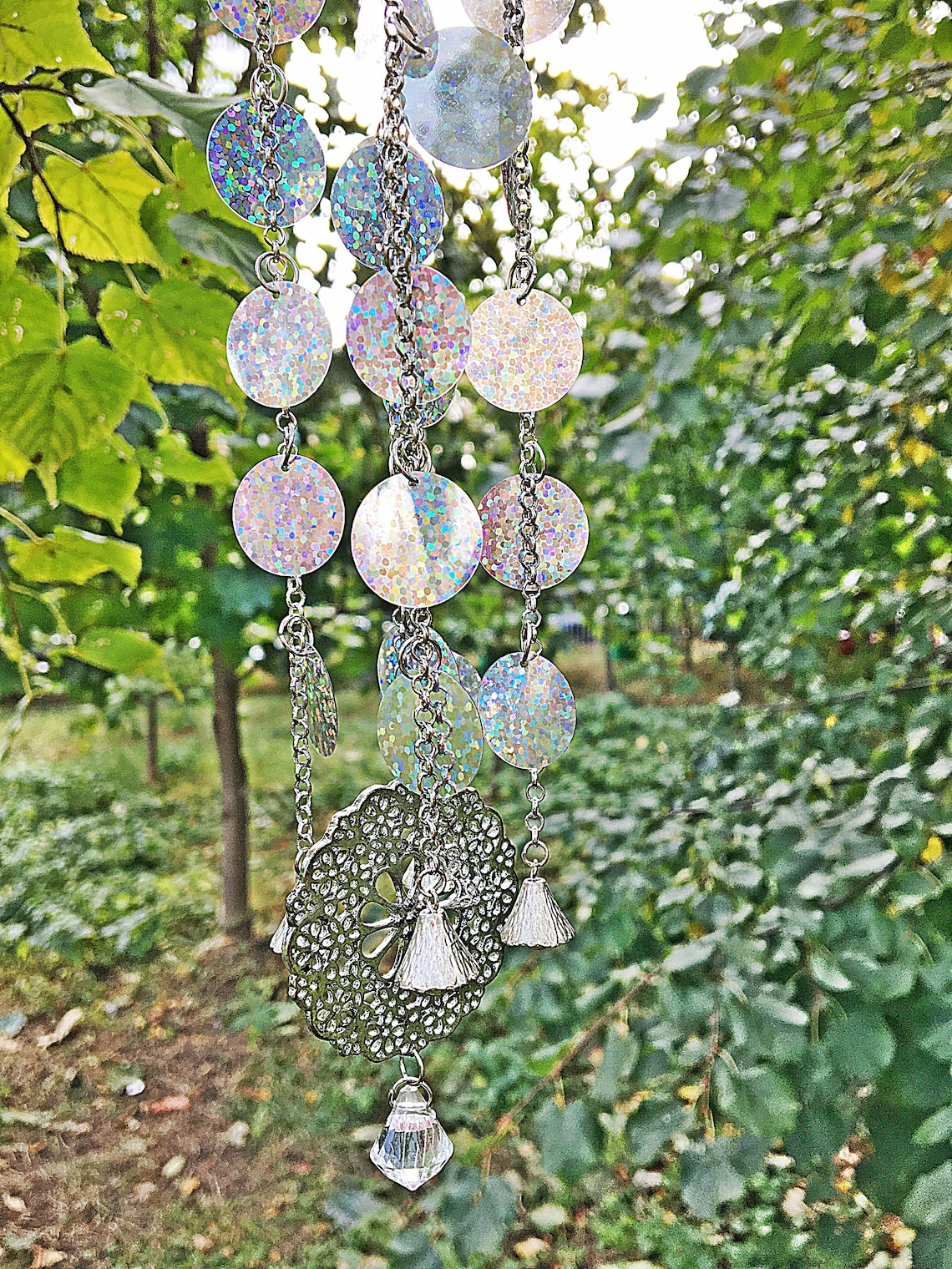 Garden wind chimes Outdoor wind chimes Unique wind chimes Etsy