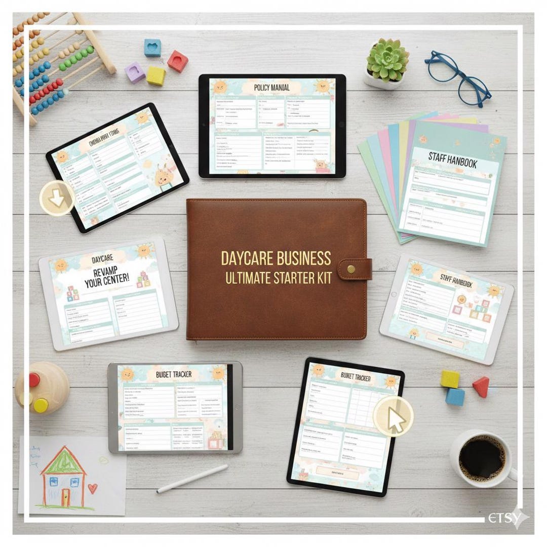 Ultimate Daycare Starter Kit Bundle | Childcare Handbooks, Director ...