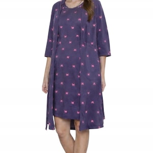 purple butterfly maternity dress Maternity Robe and Gown Butterflies
