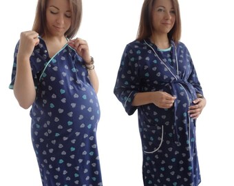 long maternity nightdress