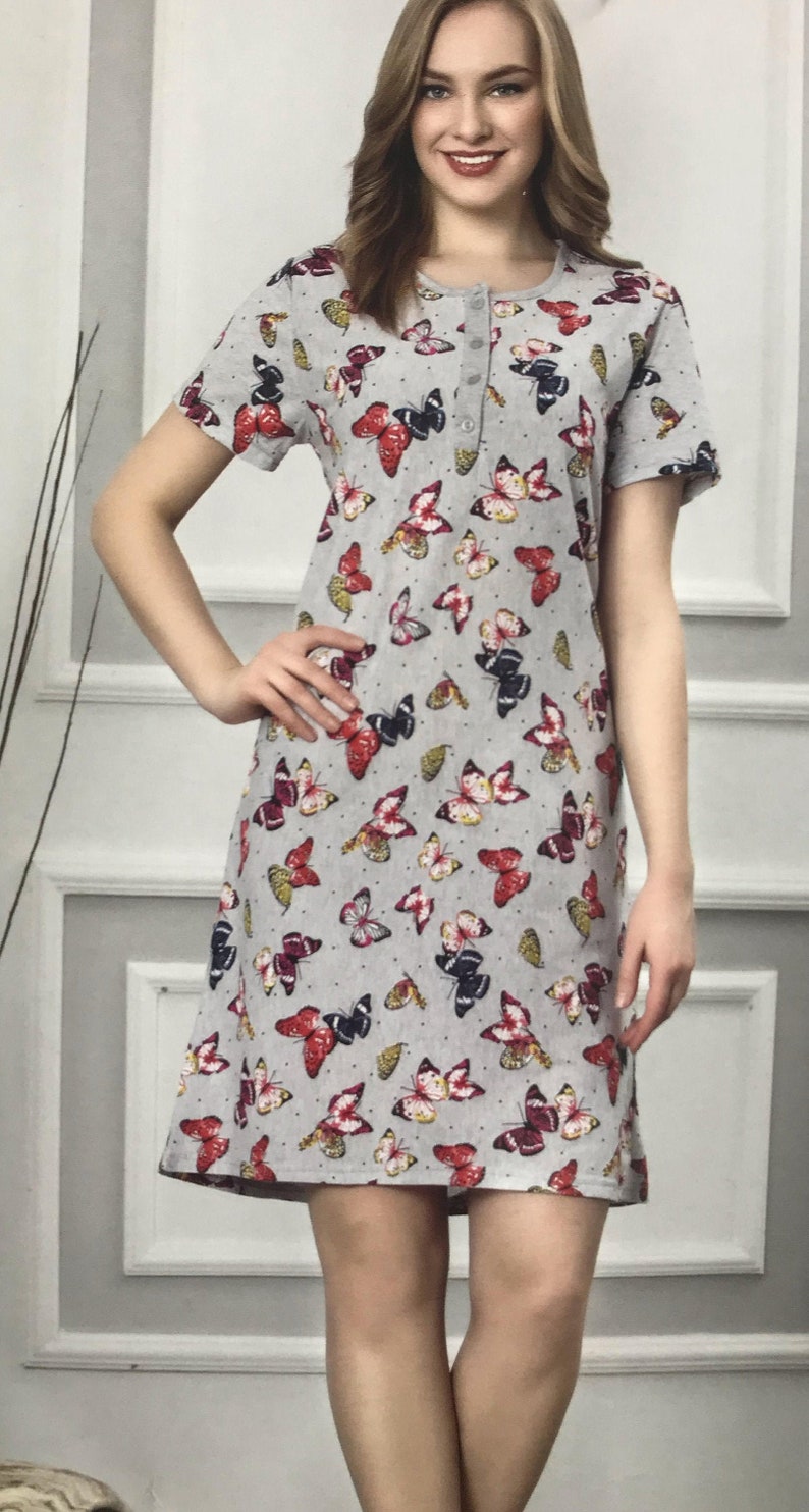 927 Women\u2019s Pyjamas Nightdress Pregnancy Nursing Maternity Nightwear Breastfeeding