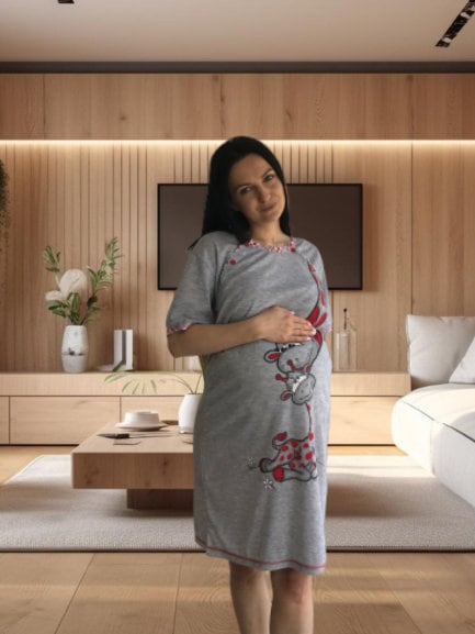 Labour Gown Happy Mama MATERNITY HOSPITAL SET LABOUR BIRTH