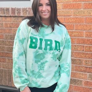 Bird Gang | Dyed Eagles Sweatshirt | Philadelphia | Kelly Green Crewneck | Gift for Sports Fan
