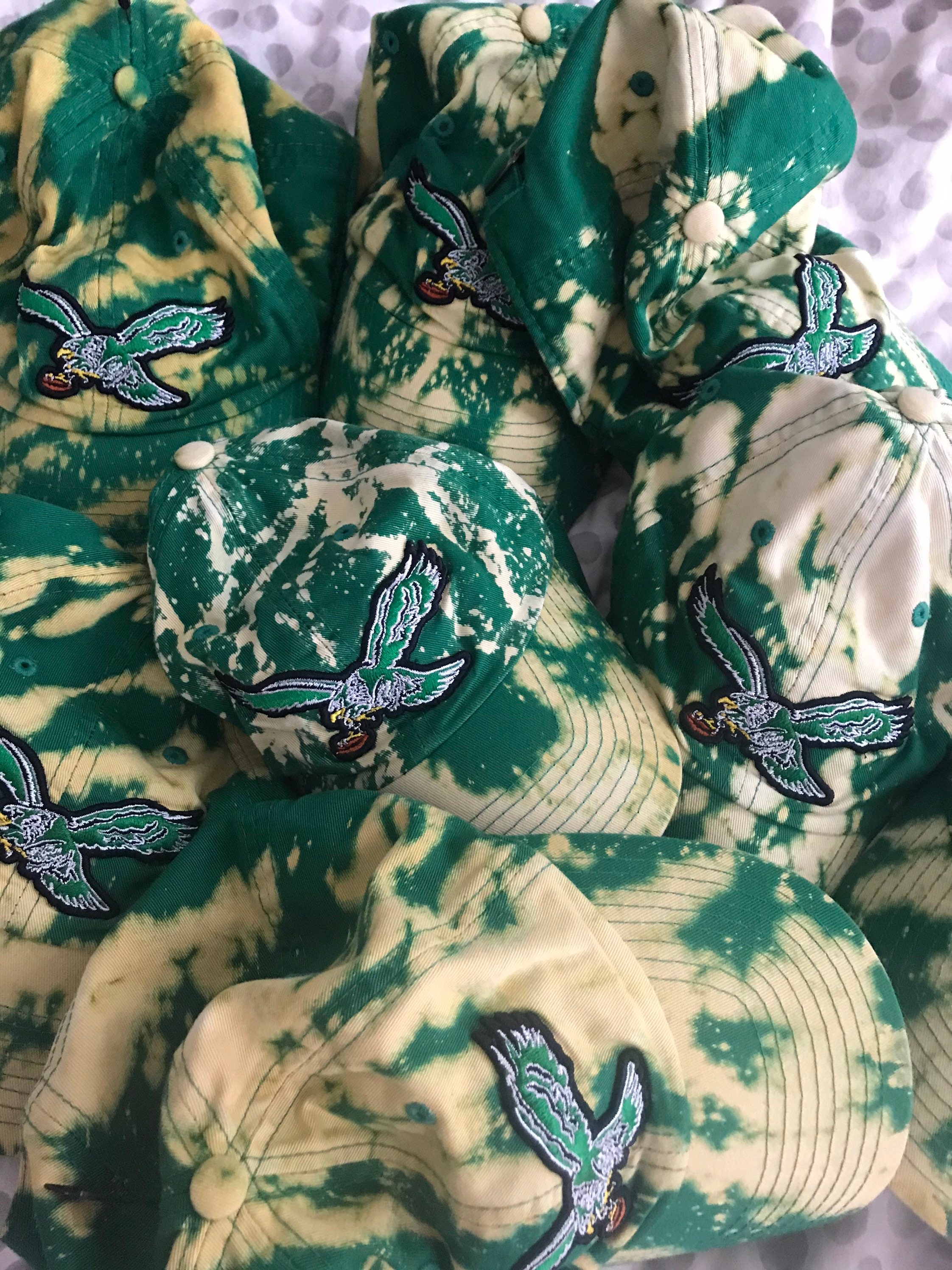 Philadelphia Eagles Tie dye hat Super Bowl Champions Dye Etsy