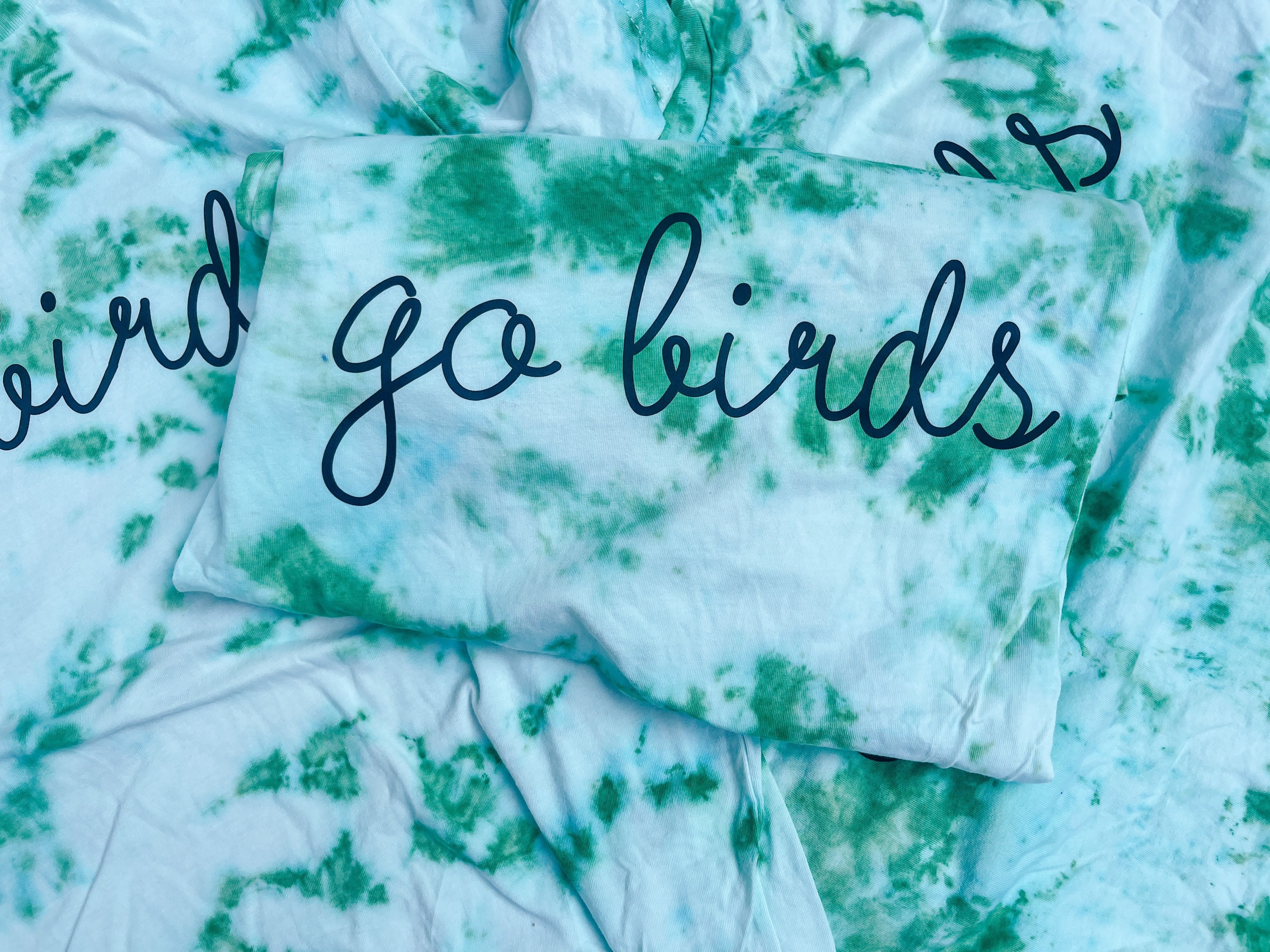 Go Birds T-shirt Philadelphia Eagles Tie Dye Tee - Etsy