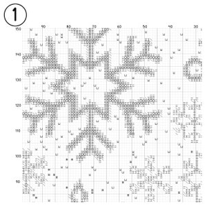 Cross Stitch Patterns: Snowy Night Pattern and 20 Snowflake Designs ...