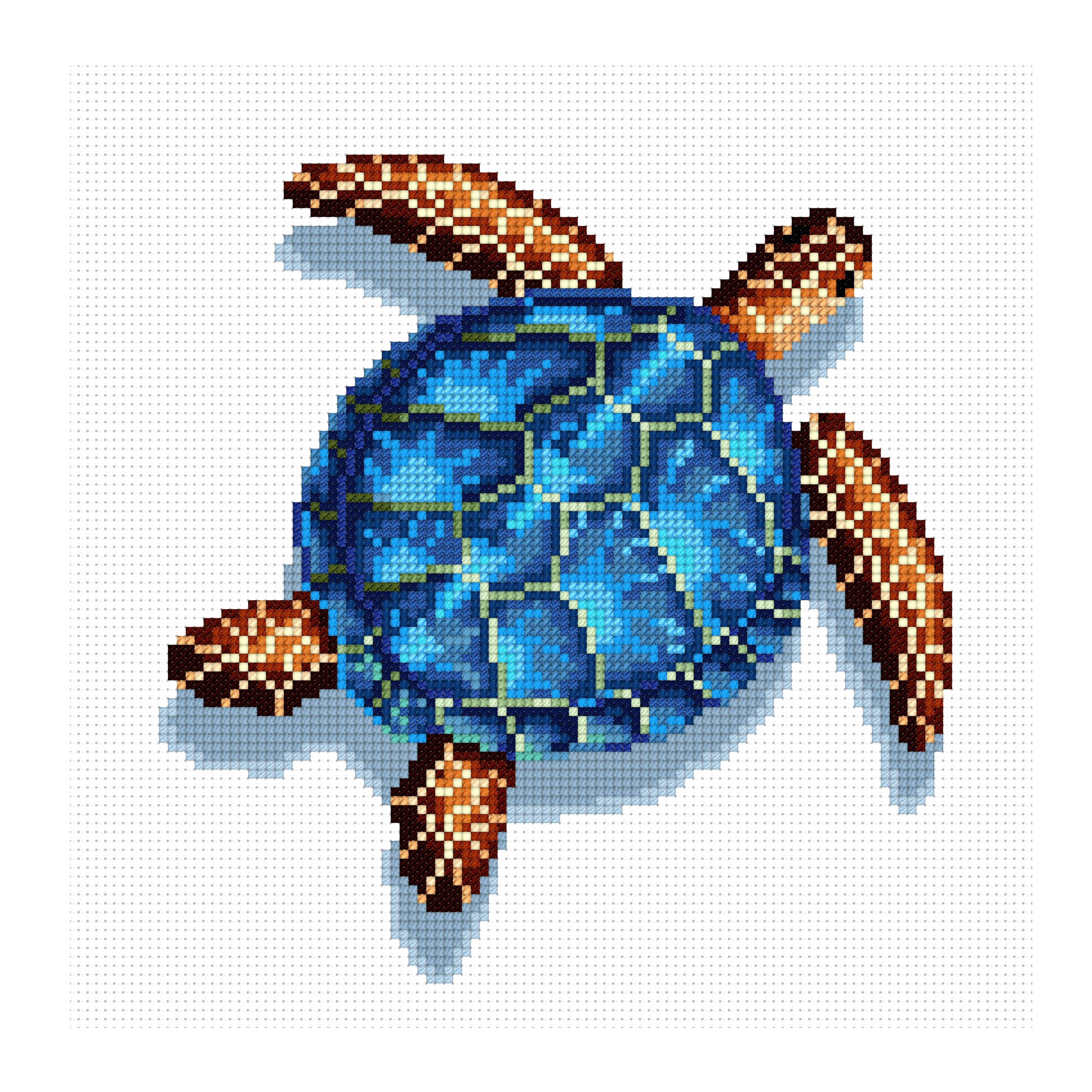 Turtle Power Cross Stitch Thread Pack – Forbidden Fiber Co