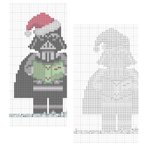 Cross Stitch Pattern: Star Character Christmas Carol Singers, PDF INSTANT DOWNLOAD, image 6