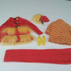Barbie Fur Sighted Complete Mint 1970 Red Version