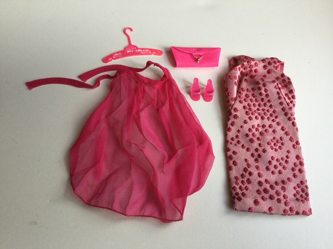 Barbie Vintage Happy Go Pink #1868 - Mattel 1968 - Originale Sous Vitrine