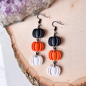 Halloween pumpkins earring