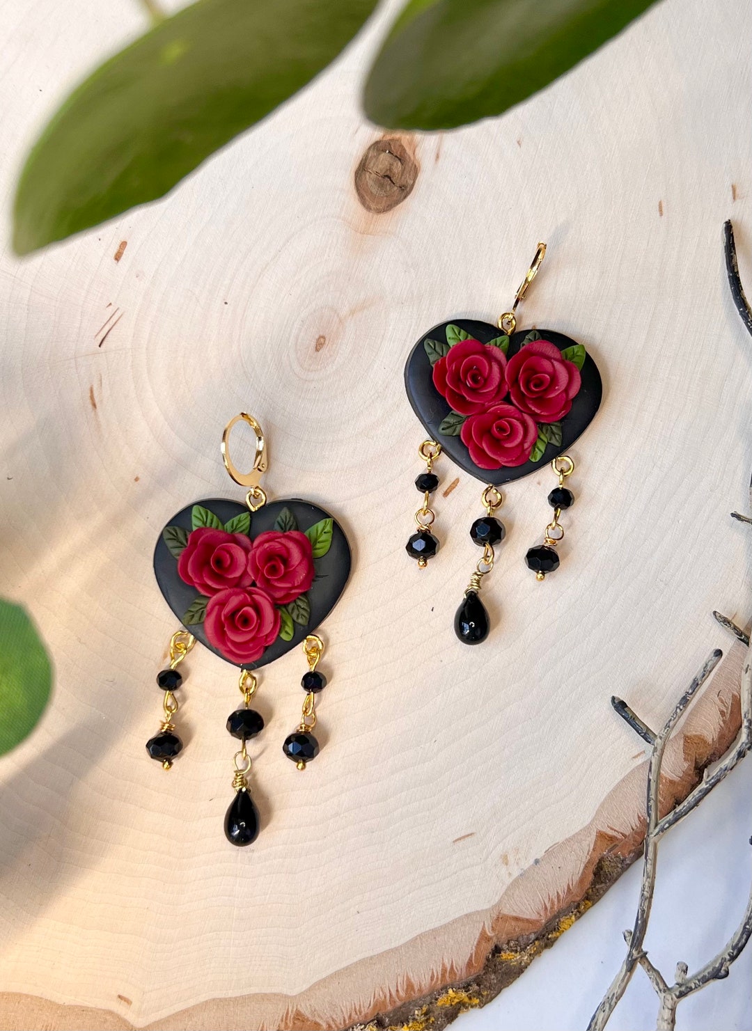 Rose Garden Beaded Earrings main image 1