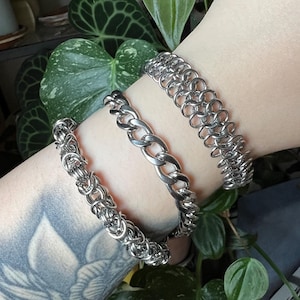 chainmail bracelets | chainmaille | stainless steel bracelet | chainlink