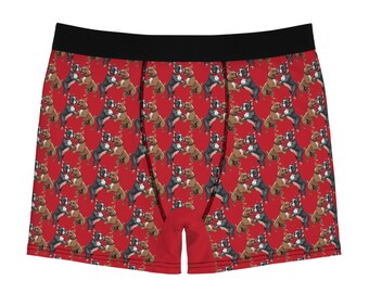 Französische Bulldoggen-Design – Herren-Boxershorts, Herrenhosen, Herren-Unterhosen, Geschenk für Papa, Geschenk für Freund, Geschenk für Ehemann, Geschenk für Chef,