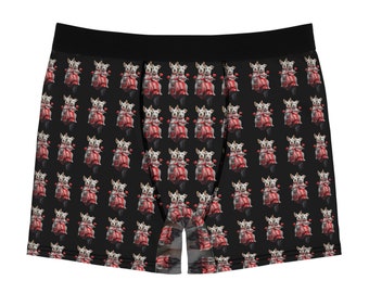 Parsons Russel Terrier Hund auf Moped Herren Boxer Briefs (AOP)