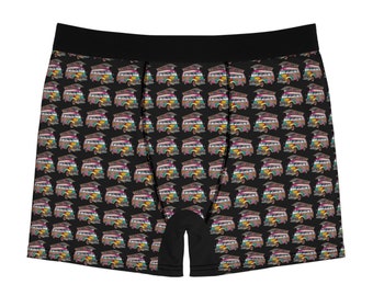Get ready for summer with these Campervan, Men's Boxer Briefs (AOP)