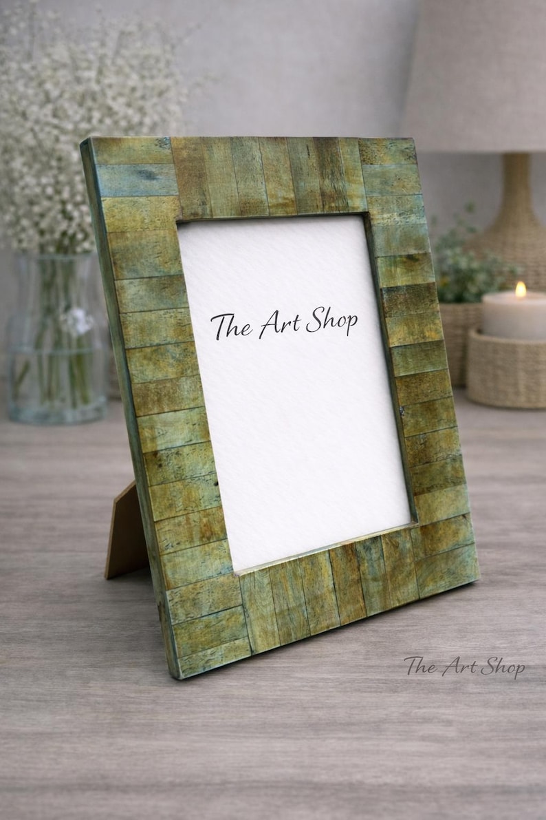 Handcrafted Bone Inlay Photo Frame - Etsy