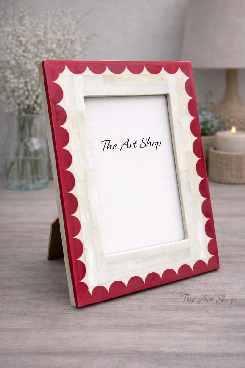 Handcrafted Bone Inlay Photo Frame - Etsy