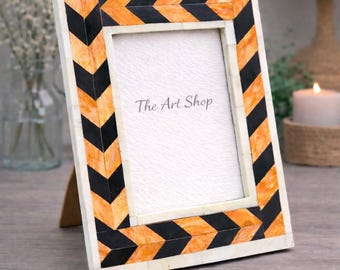 Bone Inlay Photo Frame