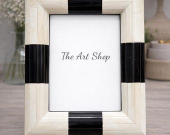 Handcrafted Bone Inlay Photo Frame