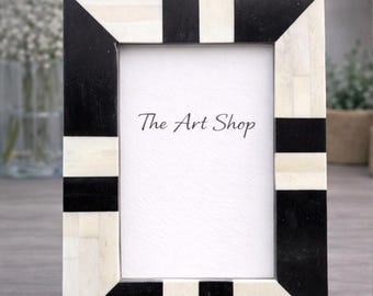 Bone Inlay Photo Frame