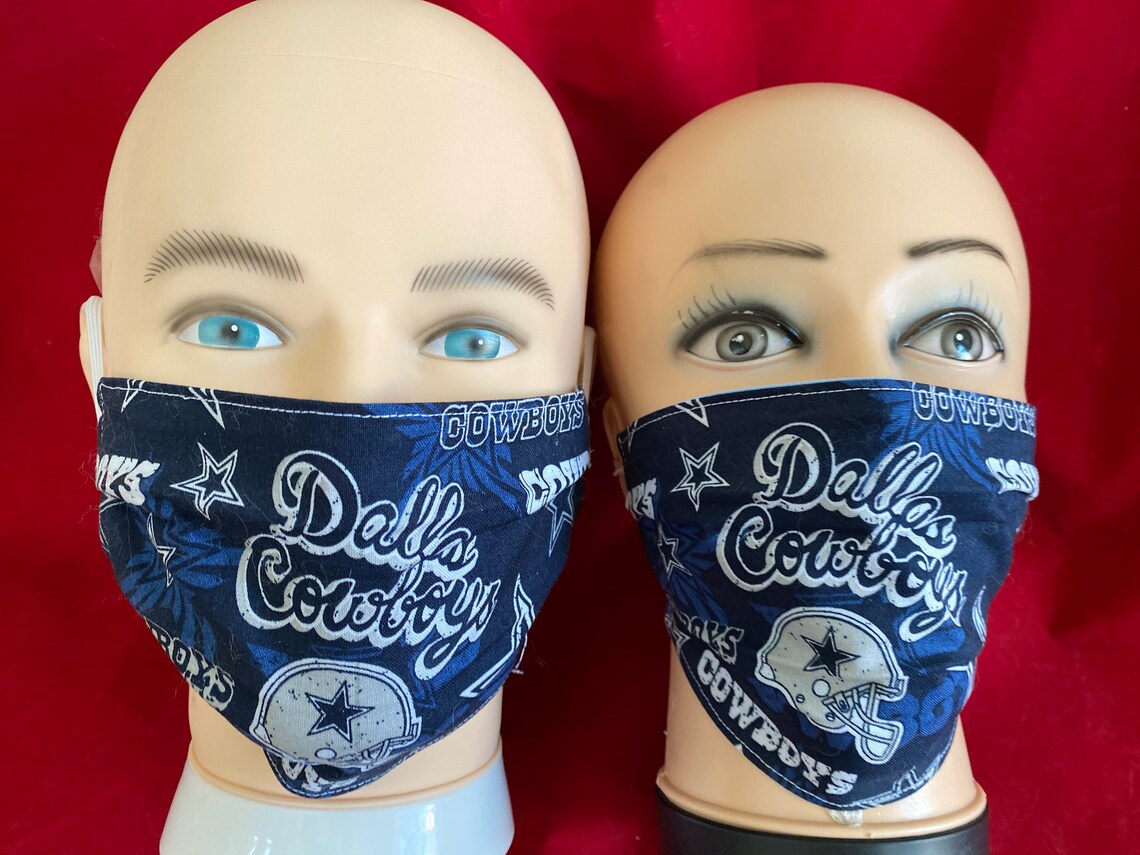 Face Mask Dallas Cowboys face mask Dallas Cowboys mask Etsy