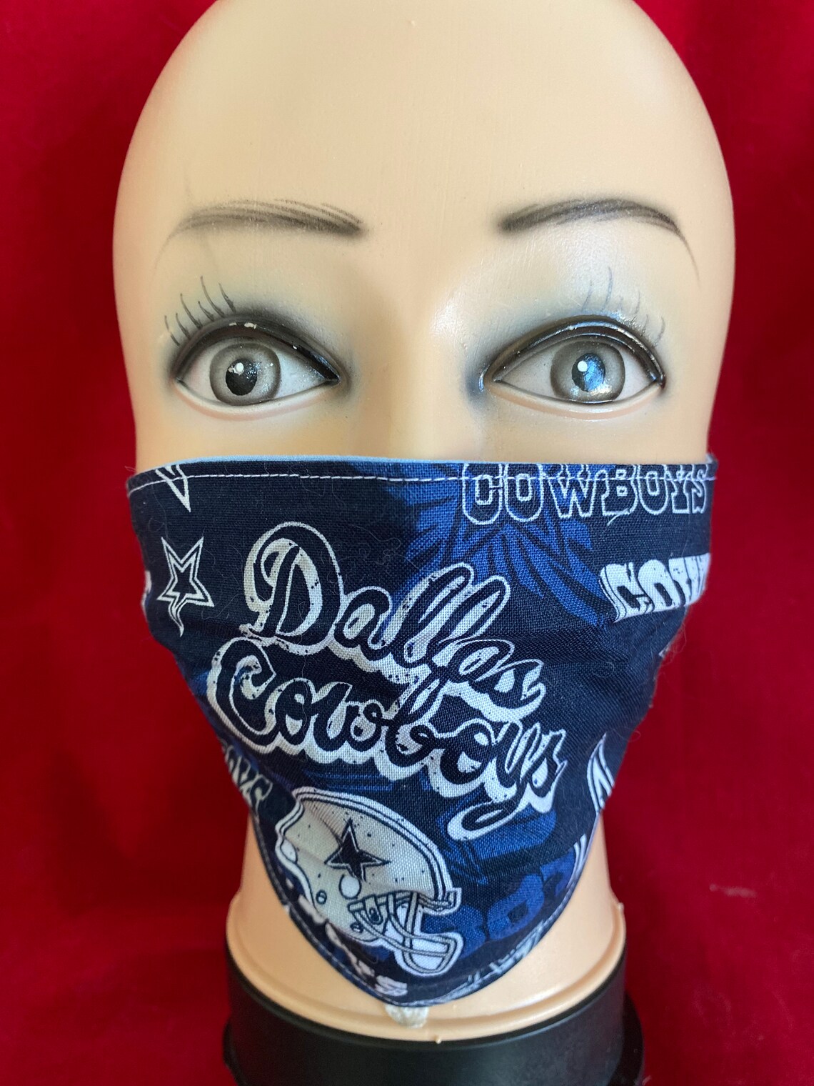 Face Mask Dallas Cowboys face mask Dallas Cowboys mask Etsy