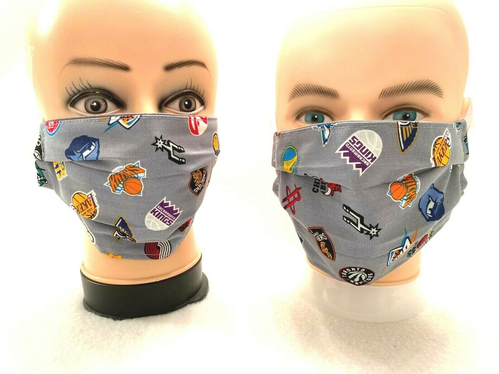NBA Teams Custom Made Face Mask With built in Filter Etsy