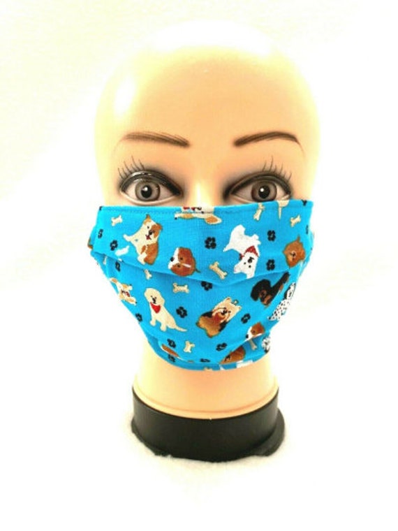 Puppy Face Mask Dogs Face Mask Face Mask with Filter Etsy