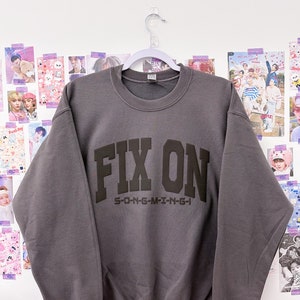 ATEEZ ミンギ Fixon Tシャツ Ateez ミンギ、Ateez Fix On、Atiny シャツ、K-POP トップ、K-POP
